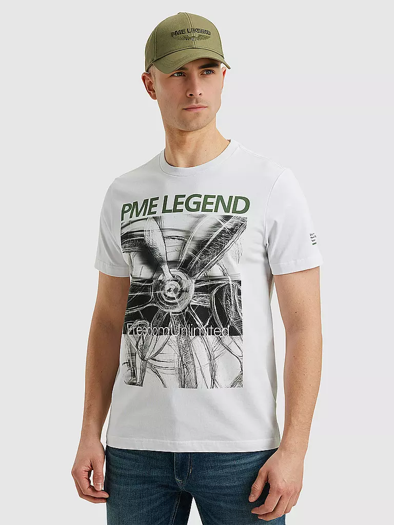 PME LEGEND | T-Shirt  | weiss