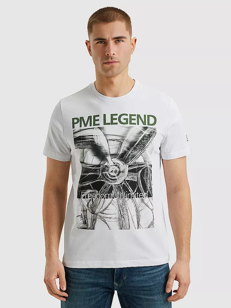 PME LEGEND | T-Shirt  | weiss