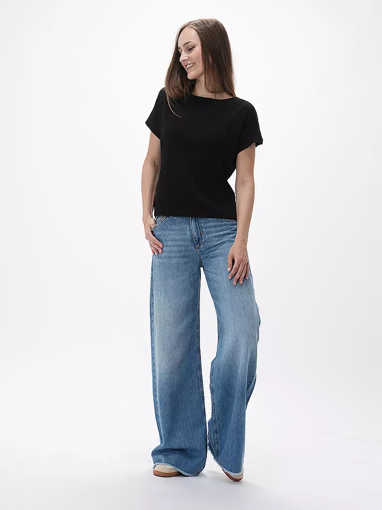 PNTS | Jeans Wide Leg THE RAVER | blau