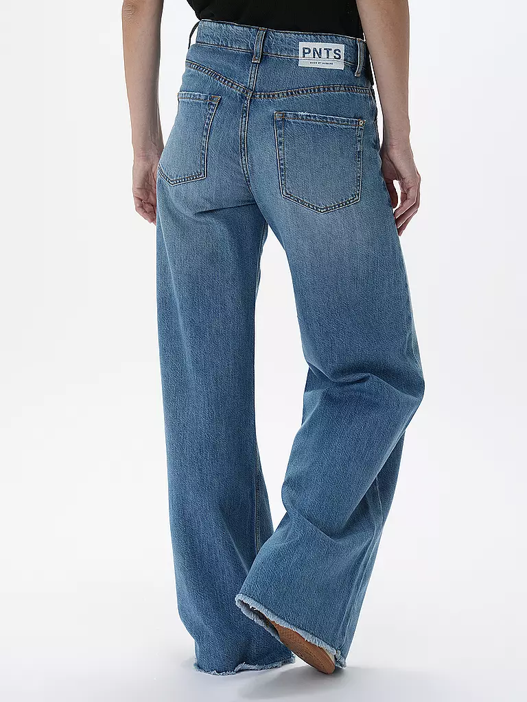 PNTS | Jeans Wide Leg THE RAVER | blau