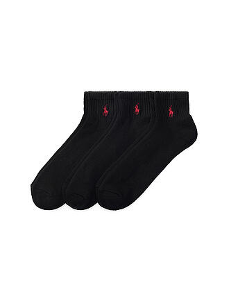 POLO RALPH LAUREN | Sneaker Socken 3er Pkg black 