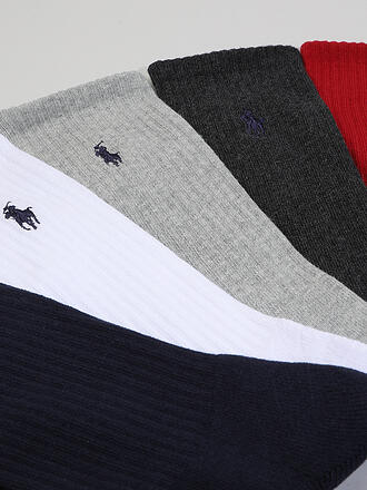 POLO RALPH LAUREN | Socken 6er Pkg. Blr/Red/Char/Hthr/White