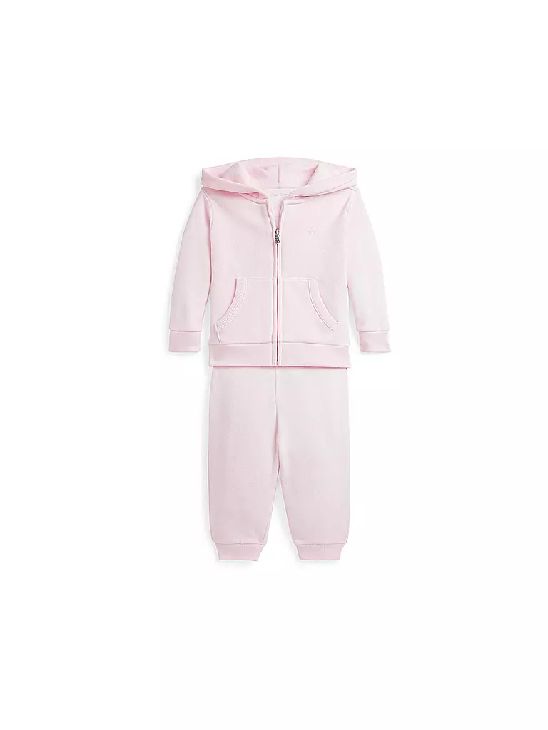 POLO RALPH LAUREN | Baby Set 2-teilig Sweatjacke mit Jogginghose | rosa