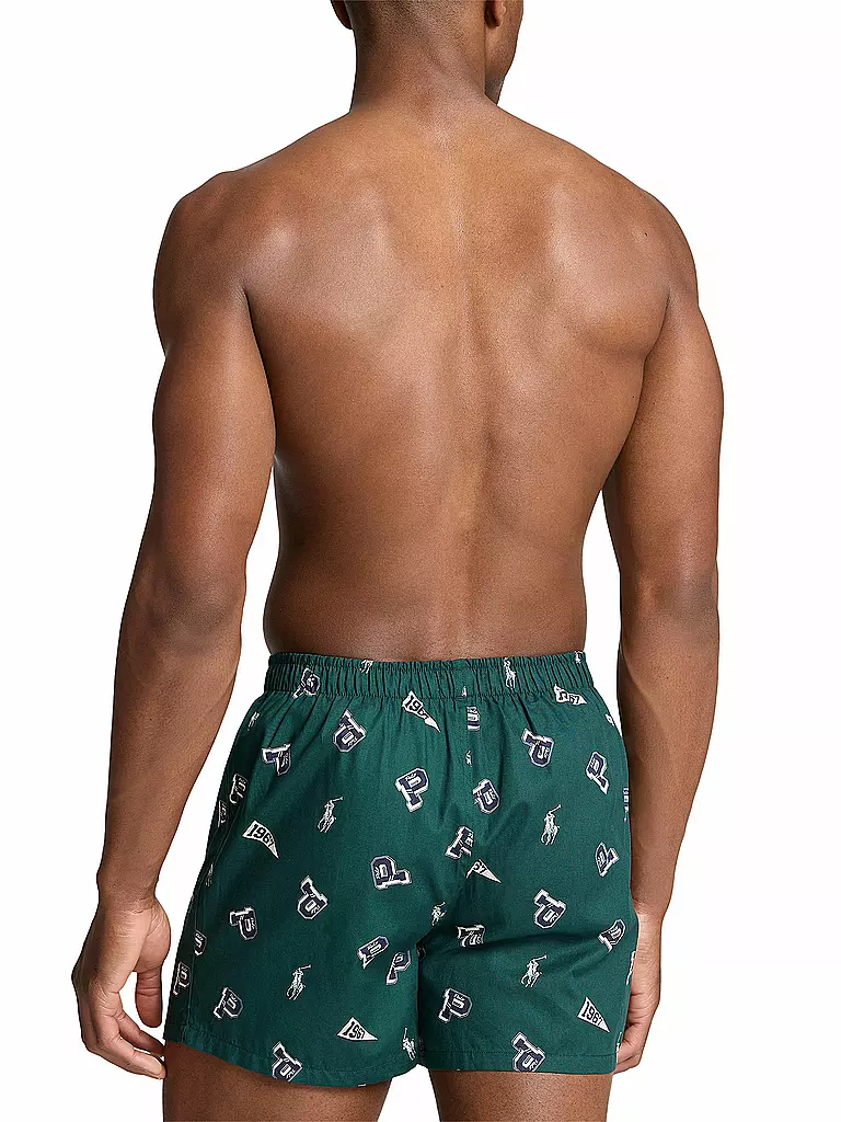 POLO RALPH LAUREN | Boxershorts 3-er Pkg print navy | dunkelgrün