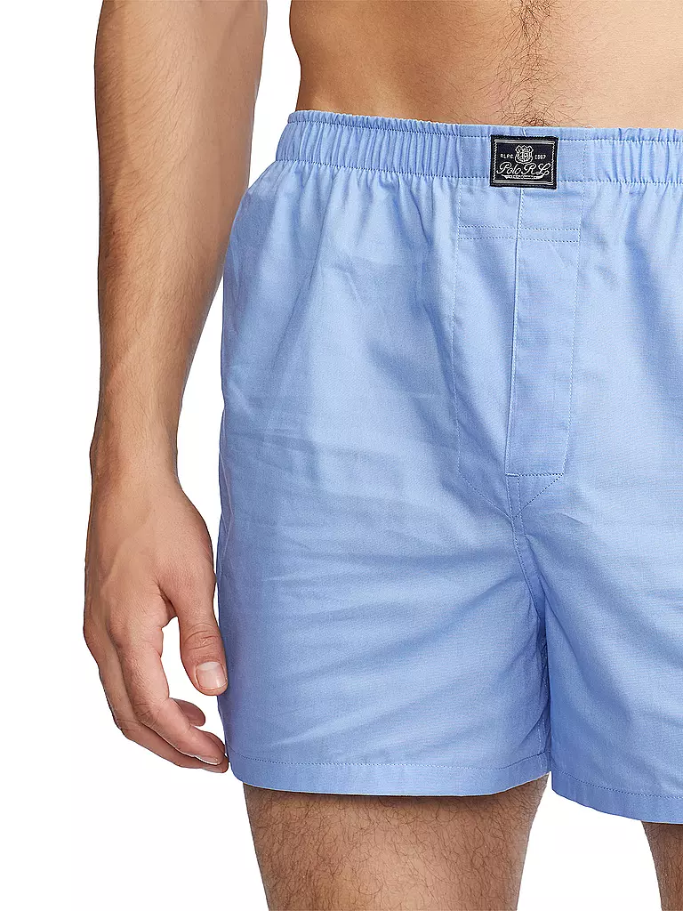 POLO RALPH LAUREN | Boxershorts 3er Pkg weiss hellblau marine | hellblau