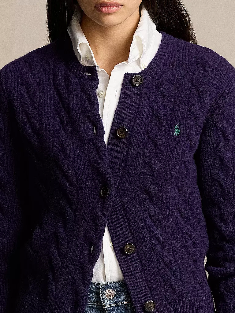 POLO RALPH LAUREN | Cardigan Slim Fit | lila