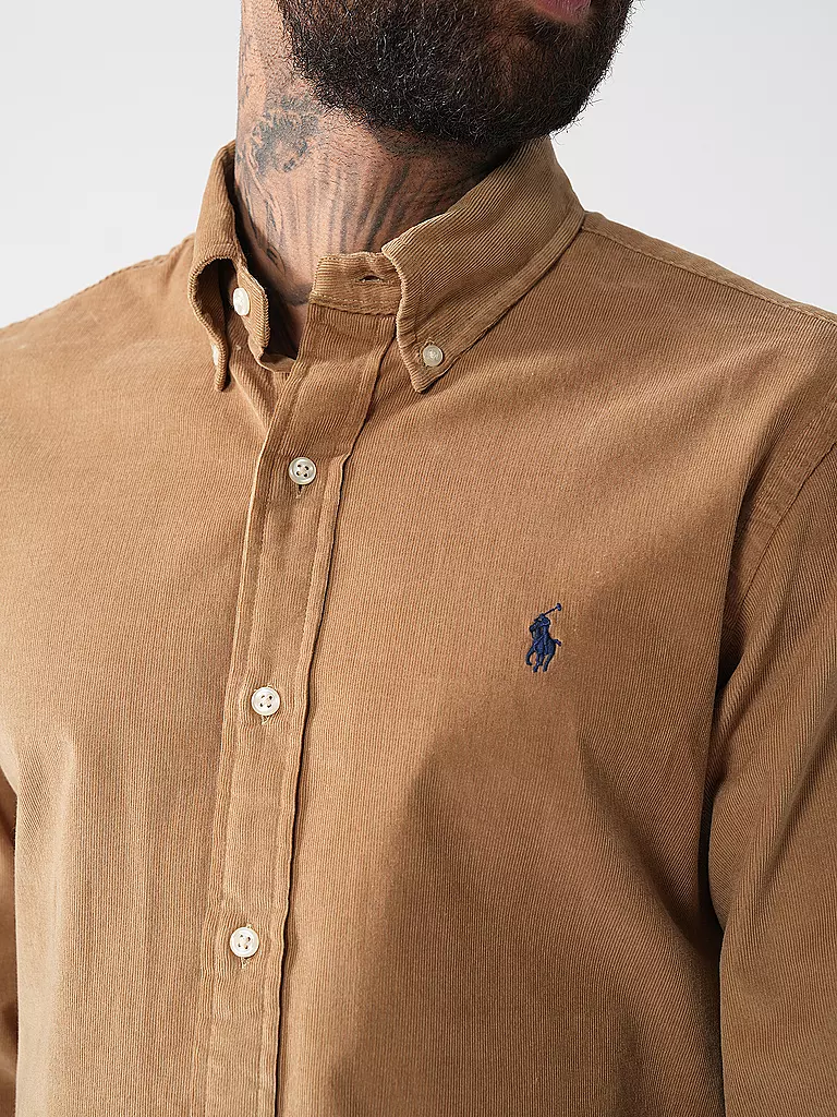 POLO RALPH LAUREN | Cordhemd Slim Fit | camel