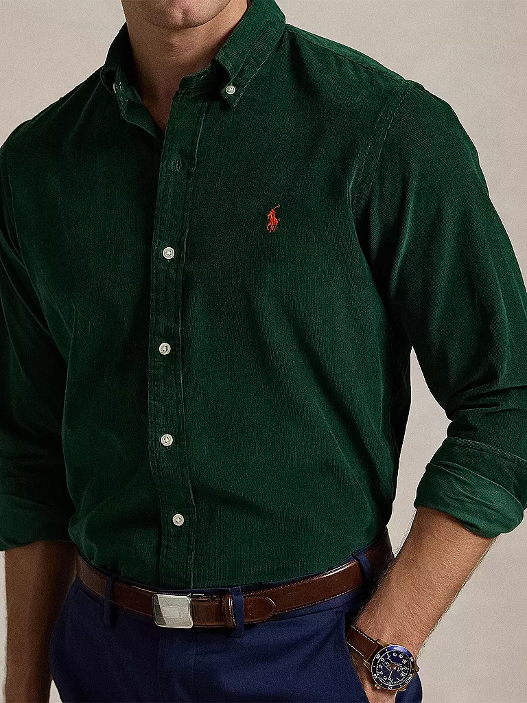 POLO RALPH LAUREN | Cordhemd Slim Fit | grün