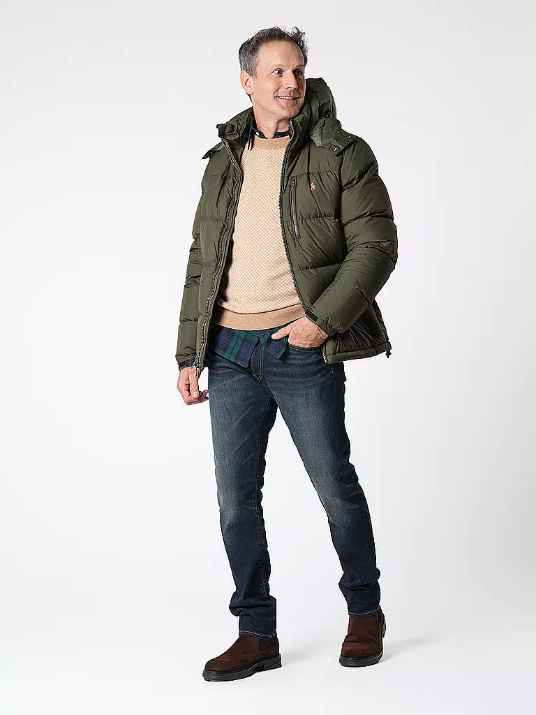 POLO RALPH LAUREN | Daunenjacke  | olive