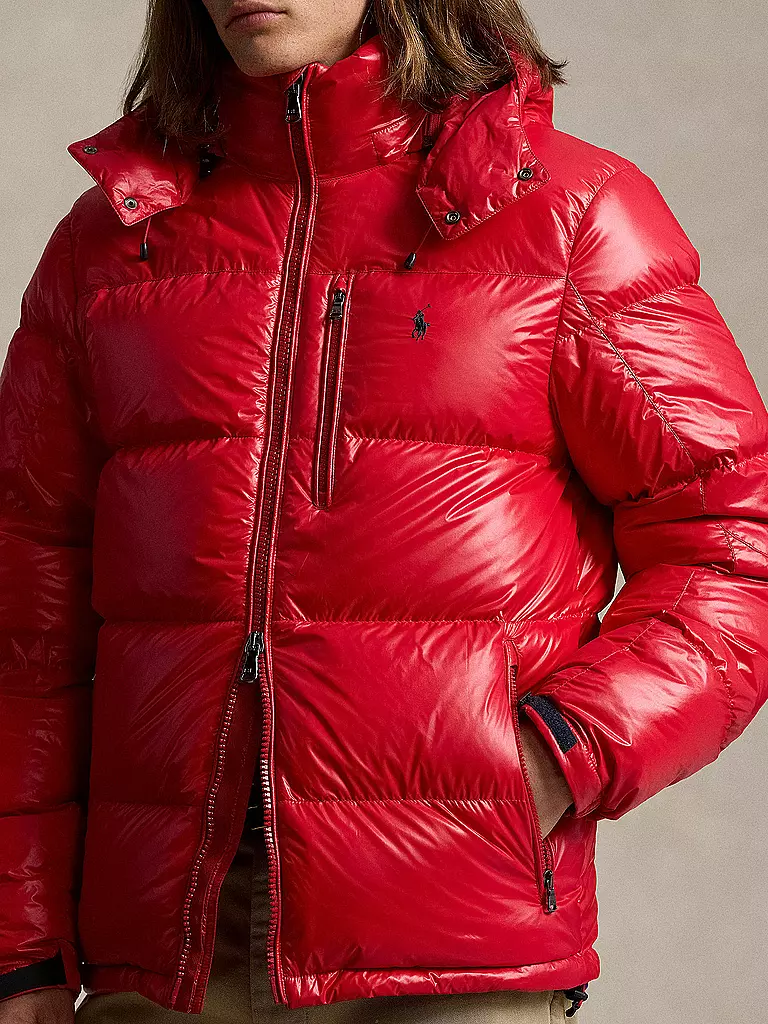 POLO RALPH LAUREN | Daunensteppjacke | rot