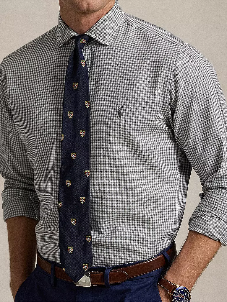 POLO RALPH LAUREN | Flanellhemd Custom Fit | grau