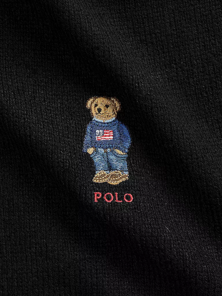 POLO RALPH LAUREN | Geschenkset Mütze und Schal | schwarz