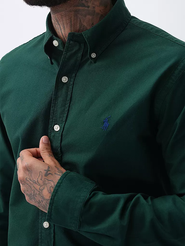 POLO RALPH LAUREN | Hemd Custom Fit | dunkelgrün