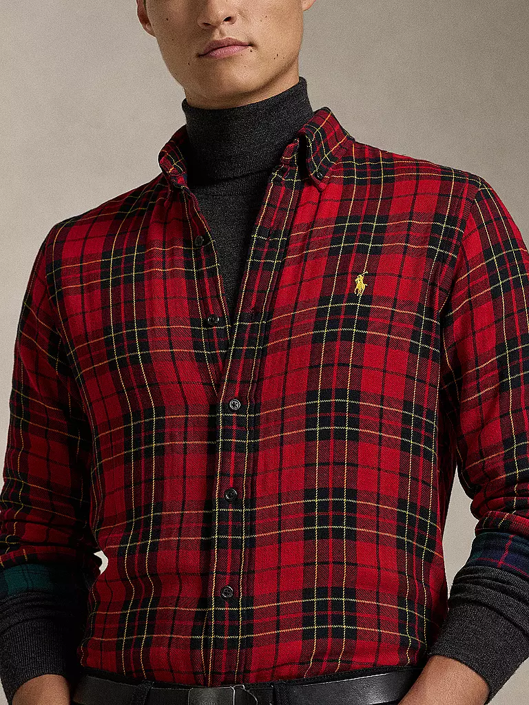 POLO RALPH LAUREN | Hemd Regular Fit  | rot