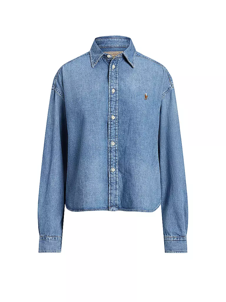 POLO RALPH LAUREN | Jeansbluse  | blau