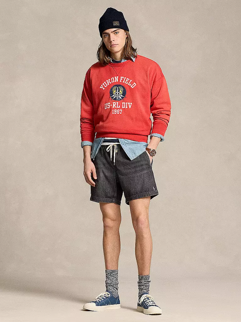 POLO RALPH LAUREN | Jeansshorts | grau