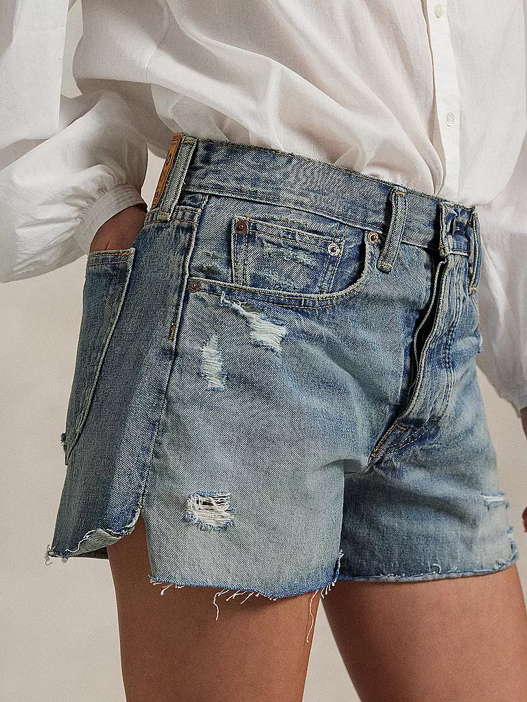 POLO RALPH LAUREN | Jeansshorts | blau