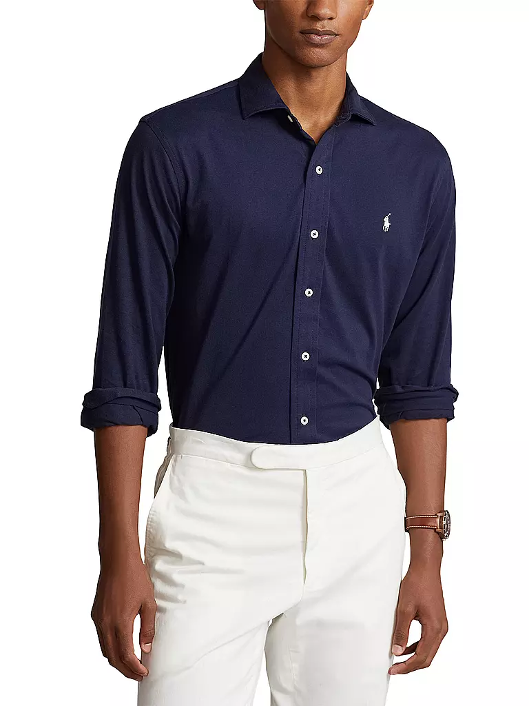 POLO RALPH LAUREN | Jerseyhemd Slim Fit | weiss