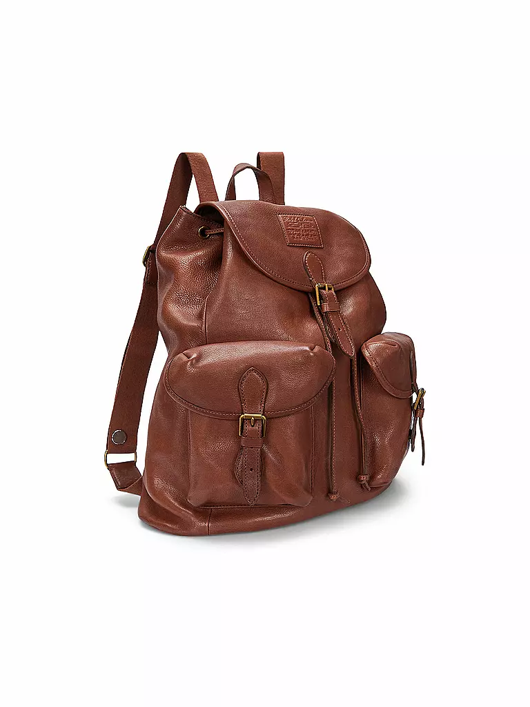 POLO RALPH LAUREN | Leder Rucksack | braun