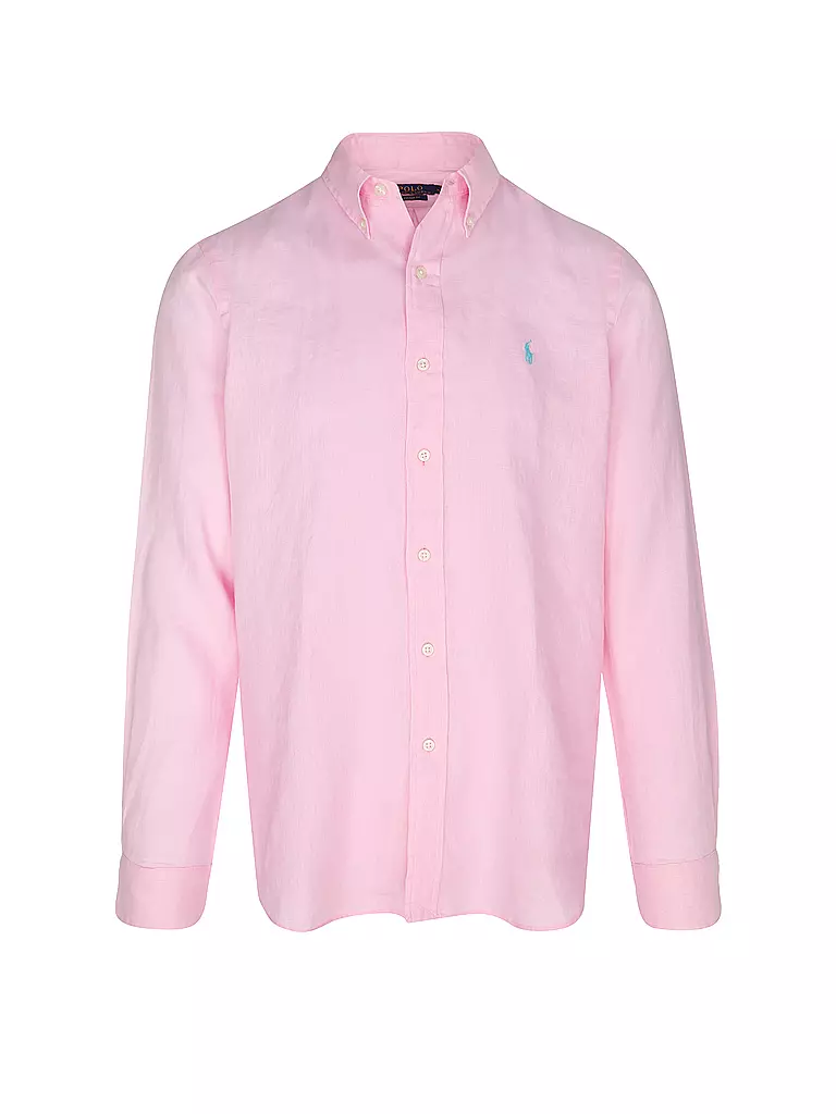 POLO RALPH LAUREN | Leinenhemd Custom Fit | rosa