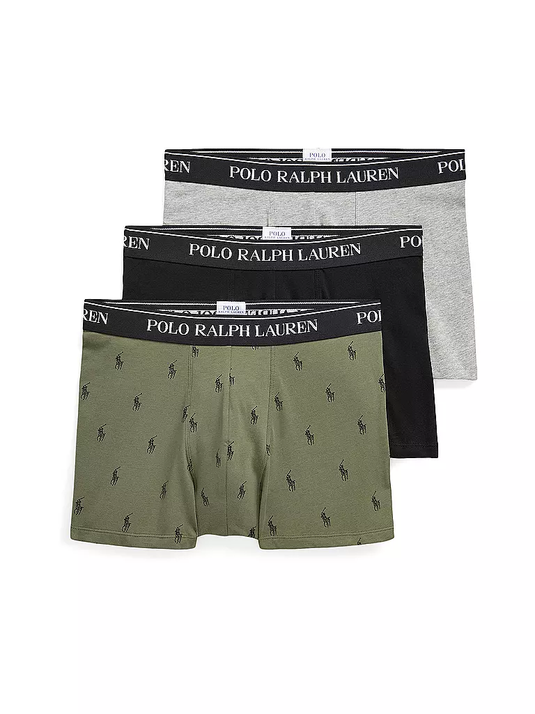 POLO RALPH LAUREN | Pants 3er Pkg grdn trl aop | olive