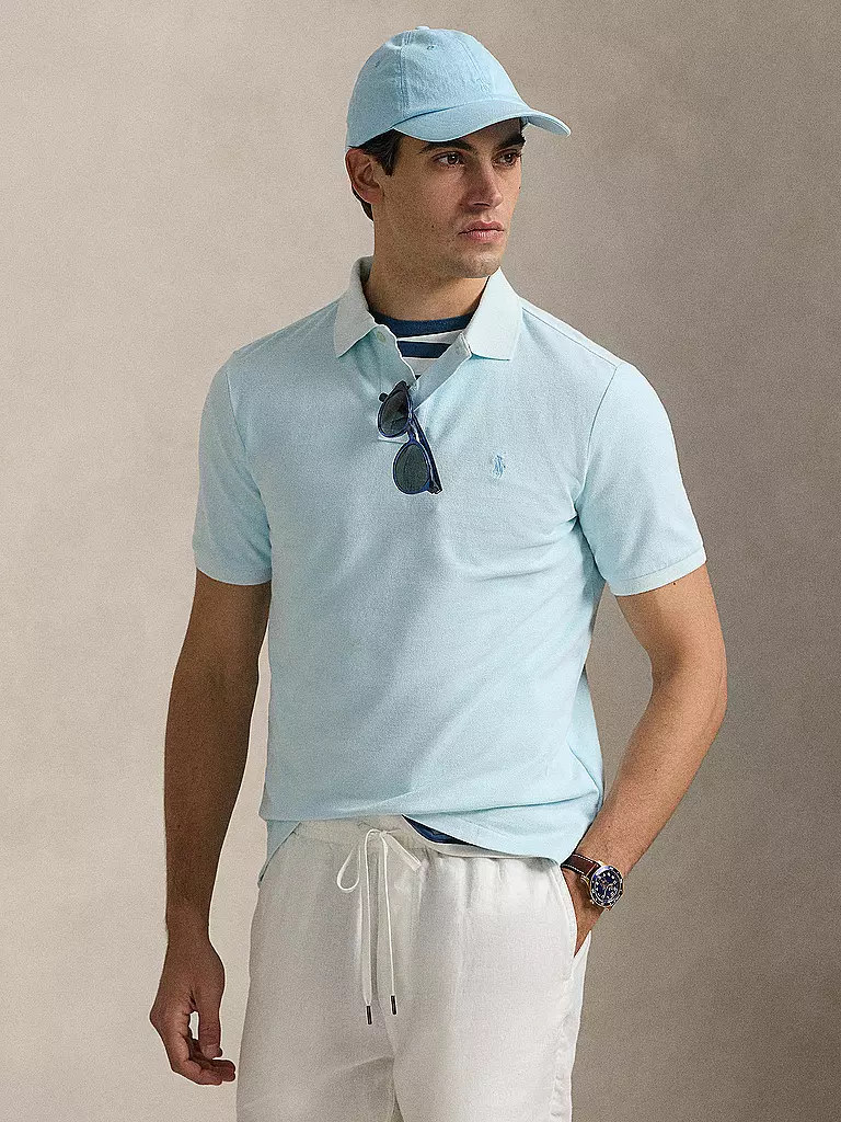 POLO RALPH LAUREN | Poloshirt Custom Fit | hellblau