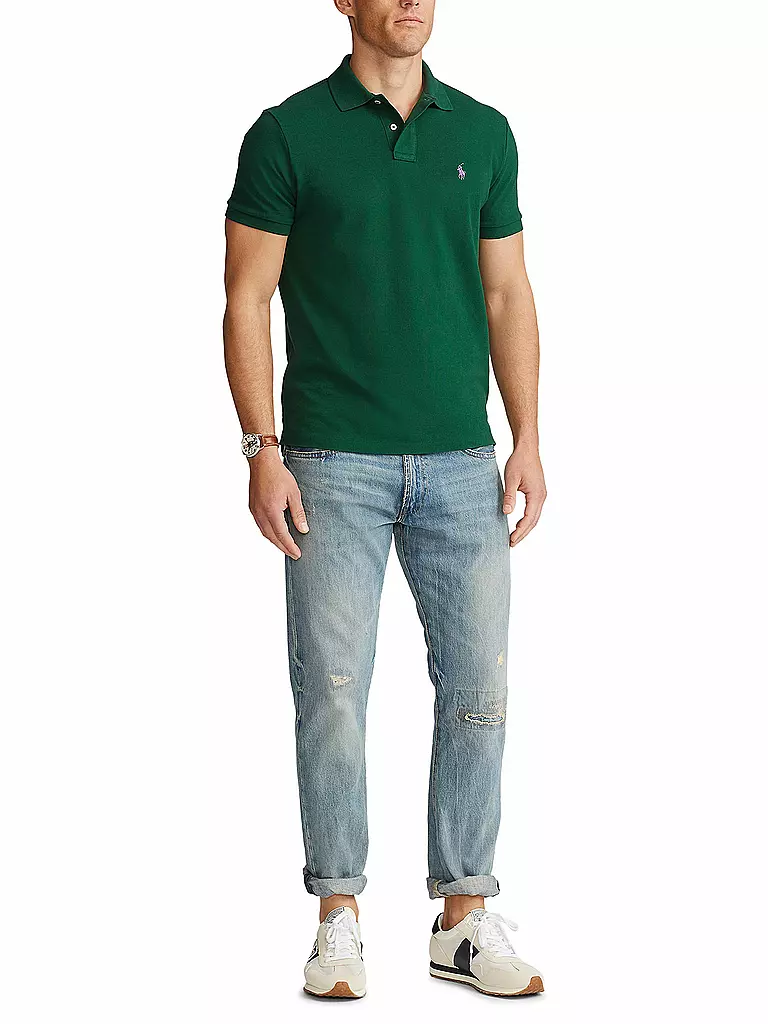 POLO RALPH LAUREN | Poloshirt Custom Slim Fit  | dunkelgrün