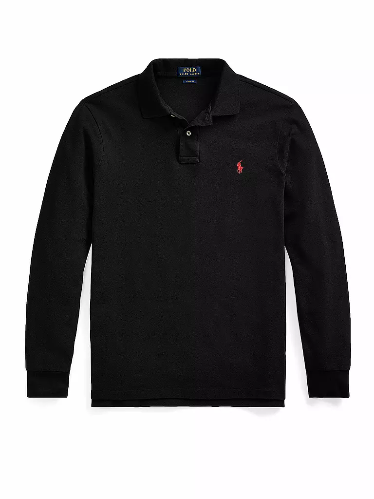 POLO RALPH LAUREN | Poloshirt Custom Slim Fit | schwarz