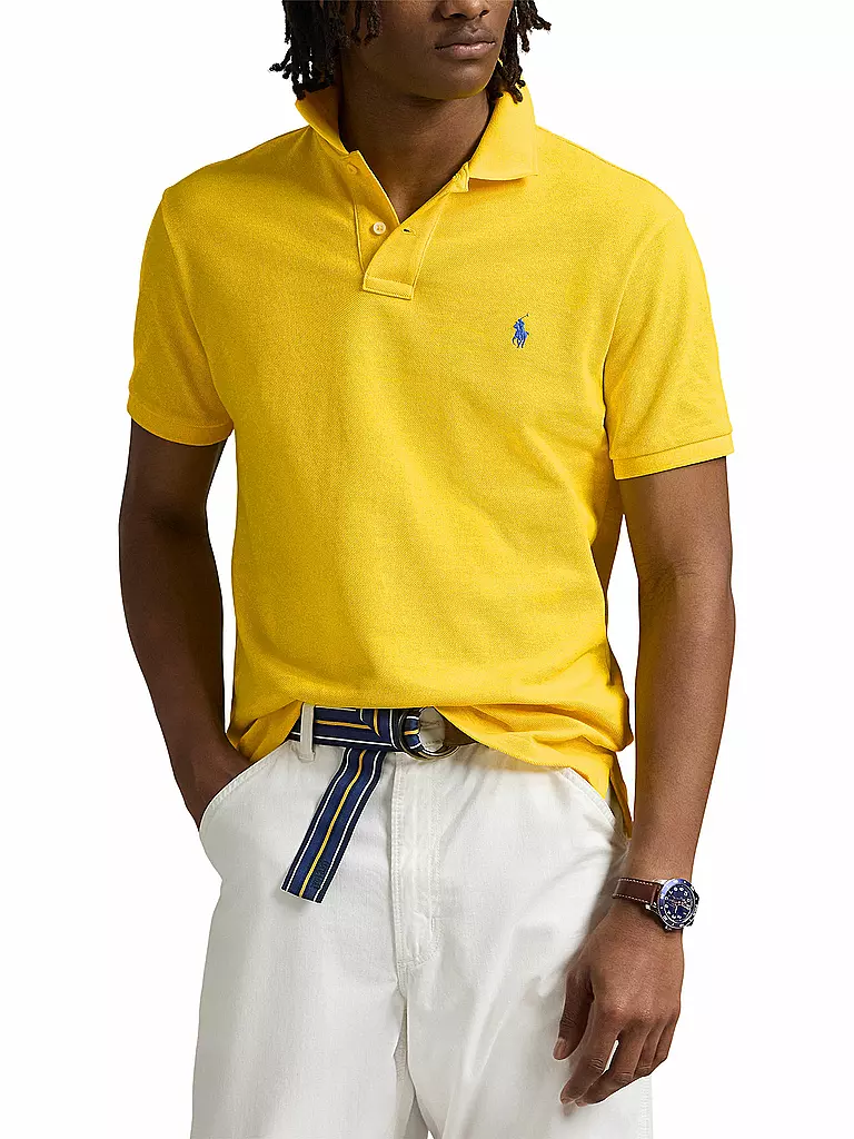 POLO RALPH LAUREN | Poloshirt Custom Slim Fit | gelb