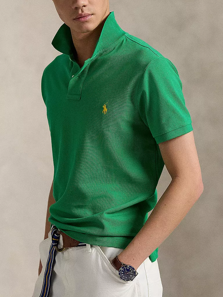 POLO RALPH LAUREN | Poloshirt Custom Slim Fit | grün