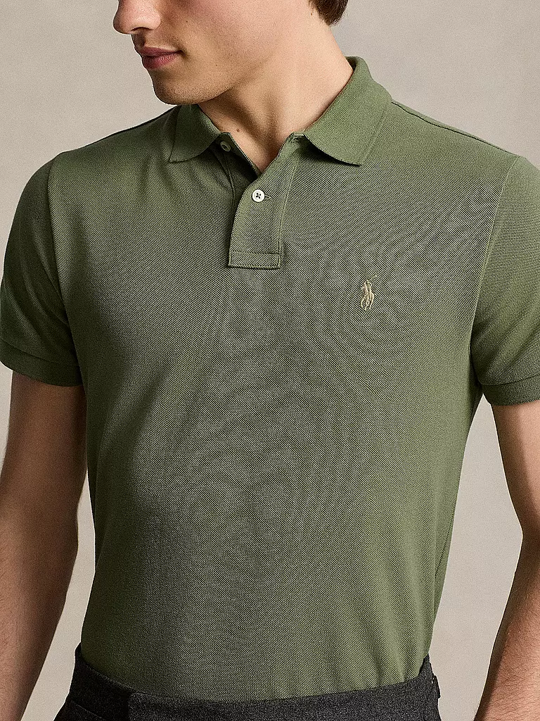 POLO RALPH LAUREN | Poloshirt Custom Slim Fit | olive