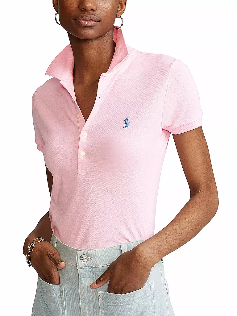 POLO RALPH LAUREN | Poloshirt Slim Fit JULIE | rosa