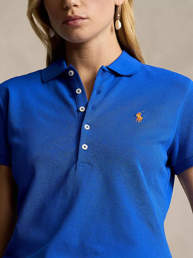 POLO RALPH LAUREN | Poloshirt Slim Fit JULIE | blau