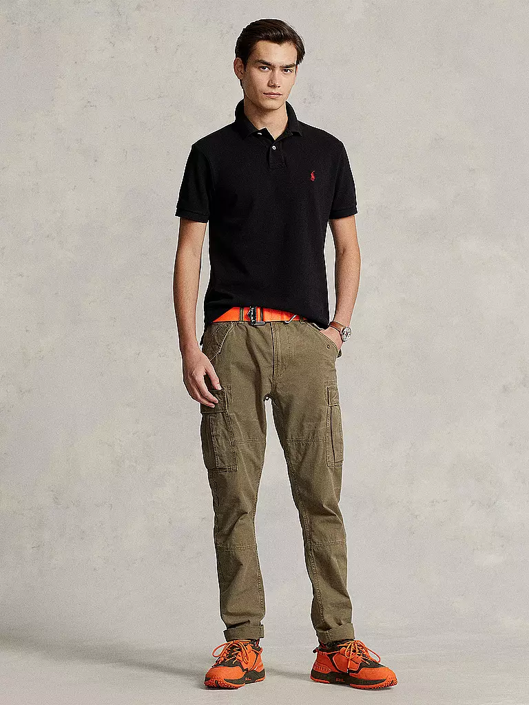 POLO RALPH LAUREN | Poloshirt Slim Fit | schwarz