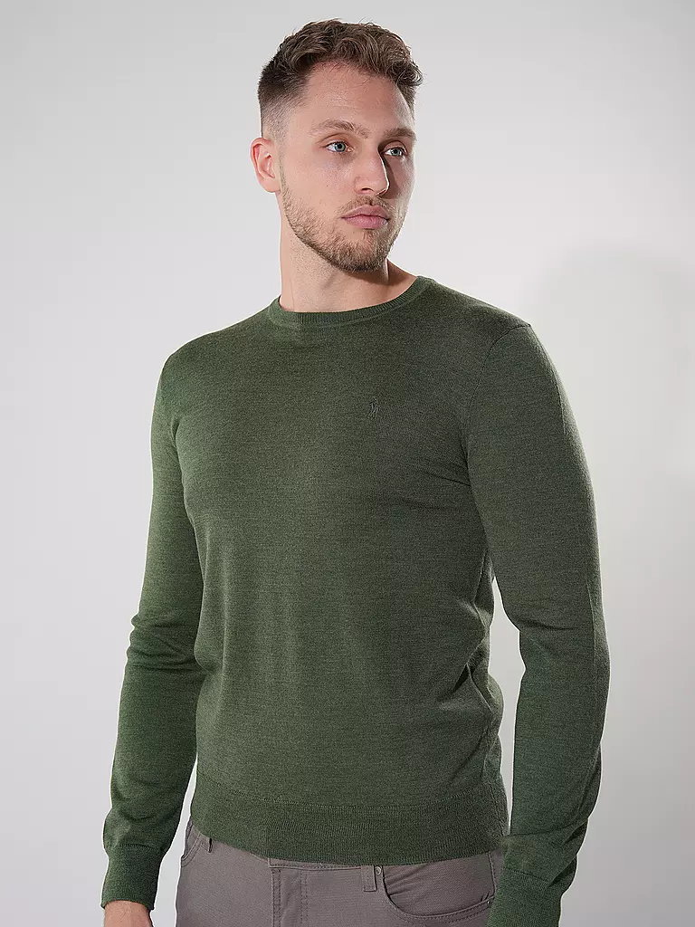 POLO RALPH LAUREN | Pullover Slim Fit | olive