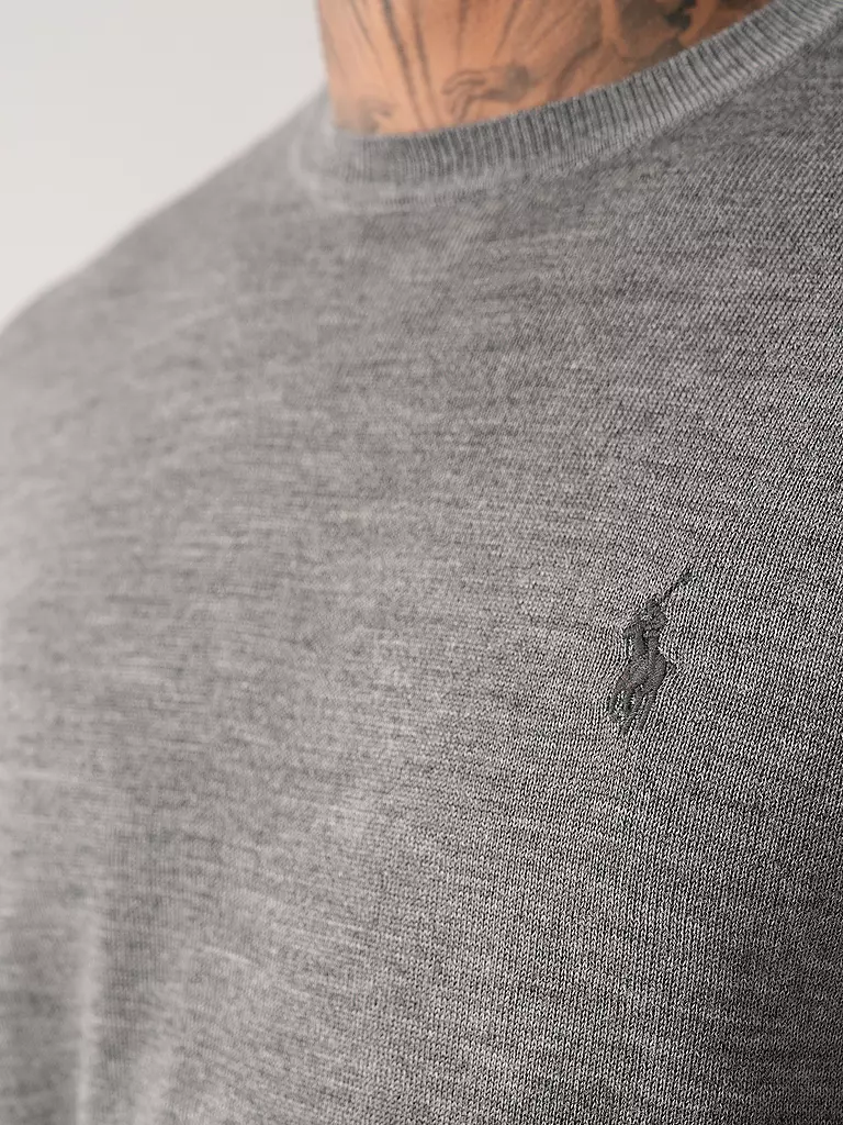 POLO RALPH LAUREN | Pullover Slim Fit | hellgrau