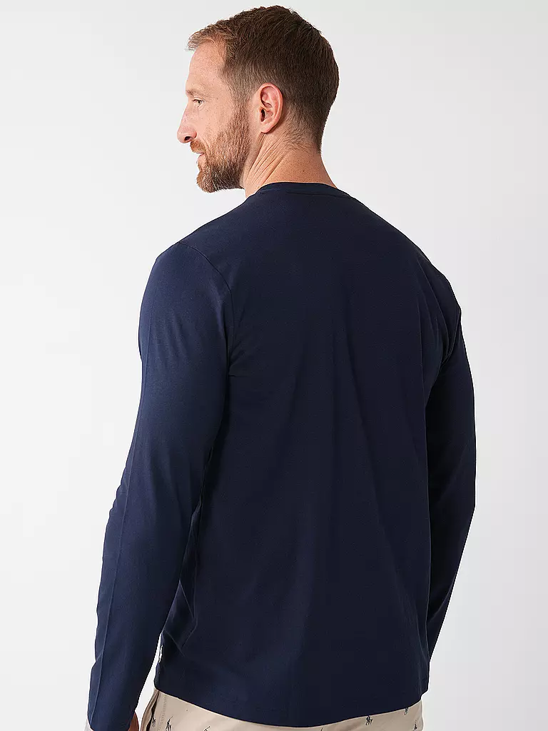 POLO RALPH LAUREN | Pyjama Langarmshirt | blau