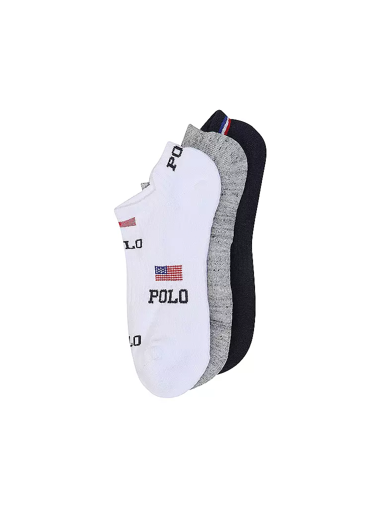 POLO RALPH LAUREN | Sneaker Socken 3er Pkg Allover  | weiss