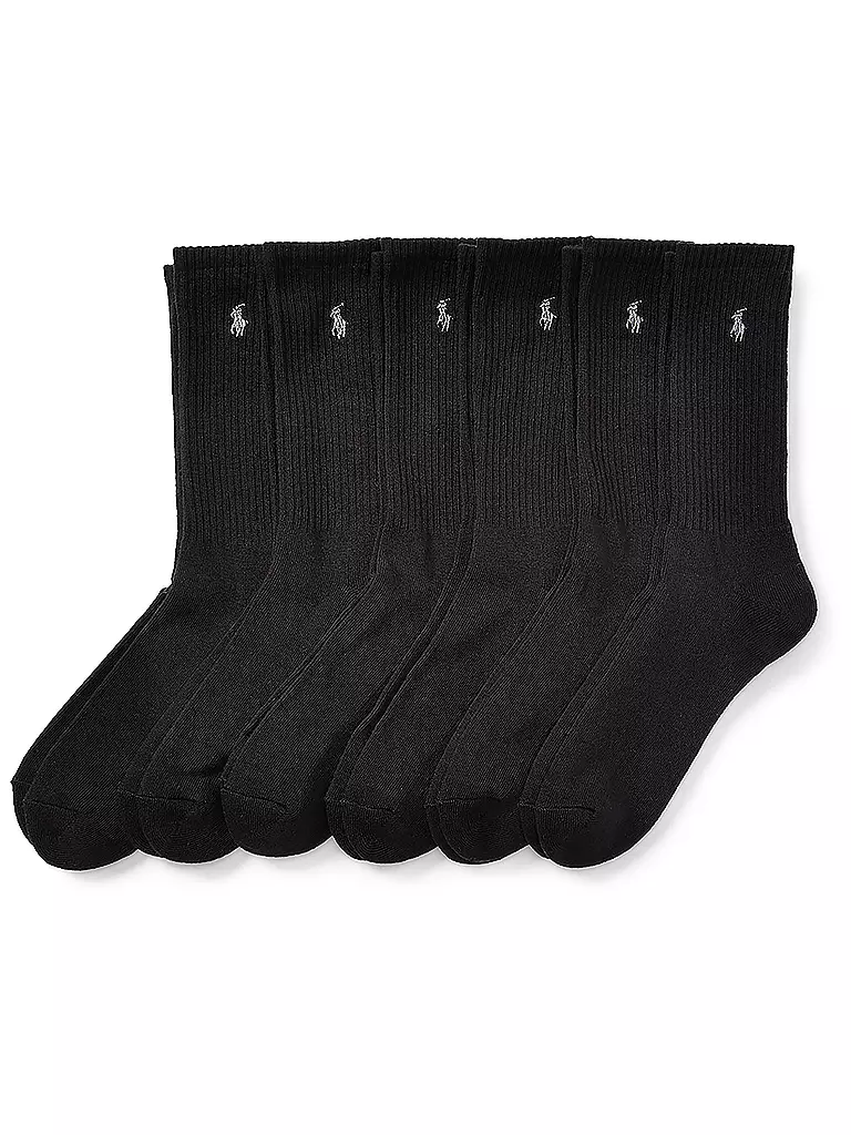 POLO RALPH LAUREN | Socken 6er Pkg. black | schwarz