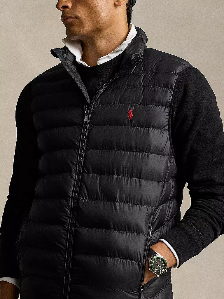 POLO RALPH LAUREN | Steppgilet  | schwarz