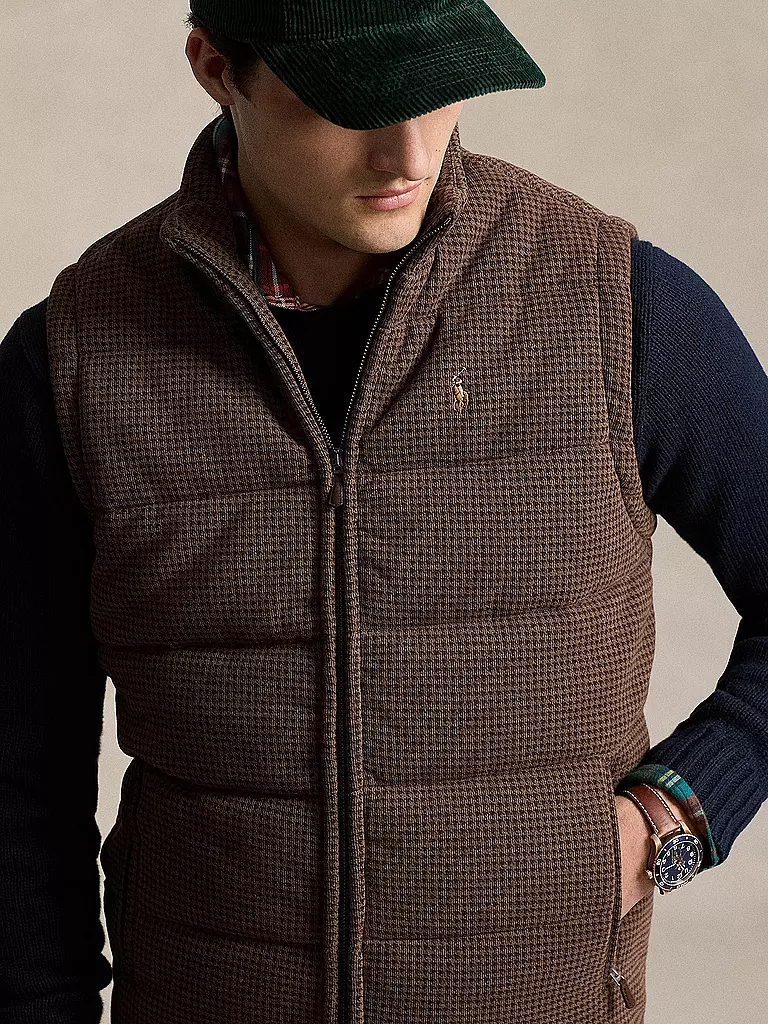 POLO RALPH LAUREN | Steppgilet | hellbraun