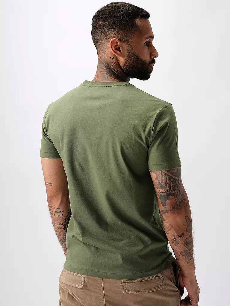 POLO RALPH LAUREN | T Shirt Custom Slim Fit | olive