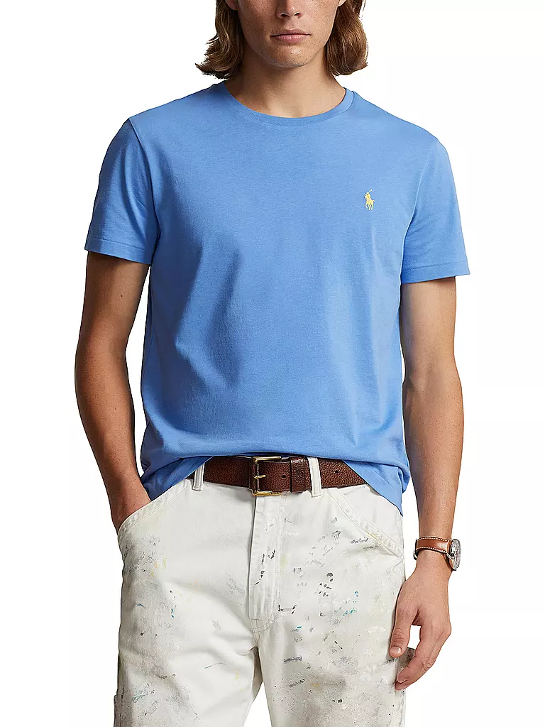 POLO RALPH LAUREN | T-Shirt Custom Slim Fit | hellblau