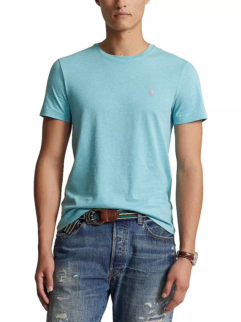 POLO RALPH LAUREN | T-Shirt Custom Slim Fit | hellblau