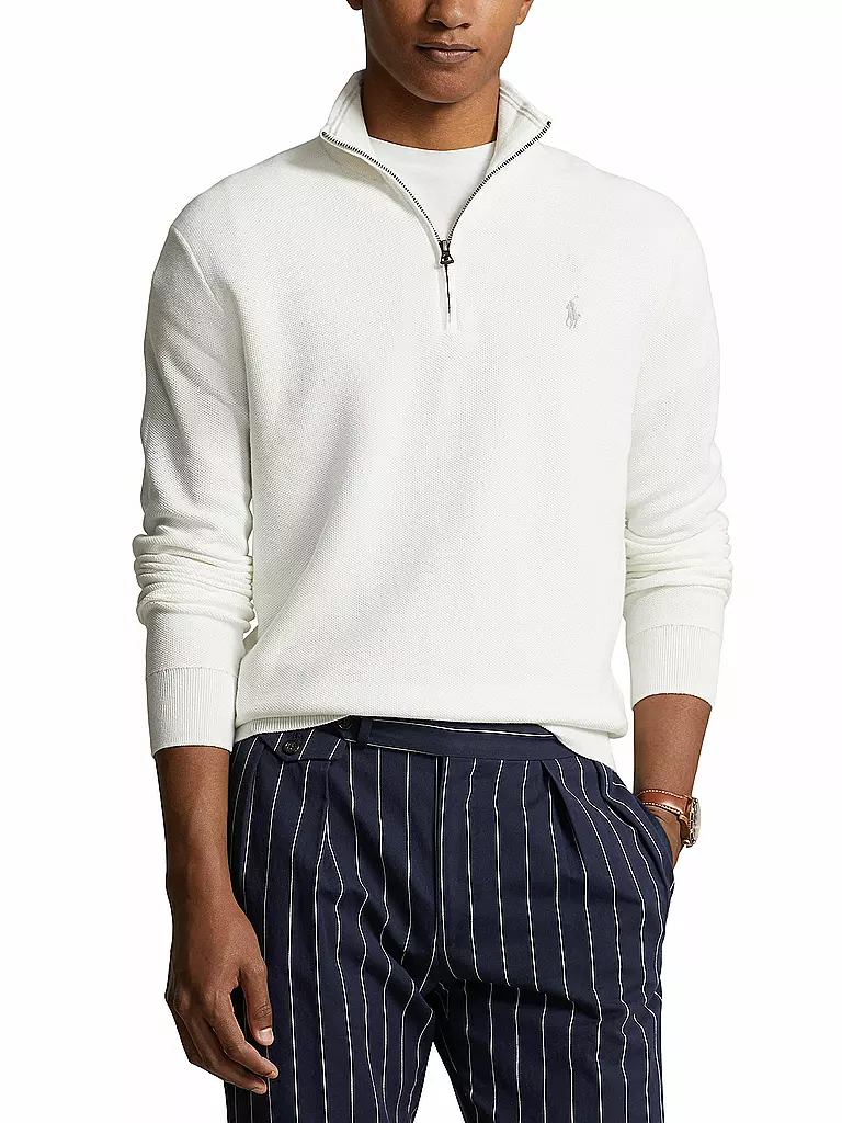 POLO RALPH LAUREN | Troyer Pullover  | weiss