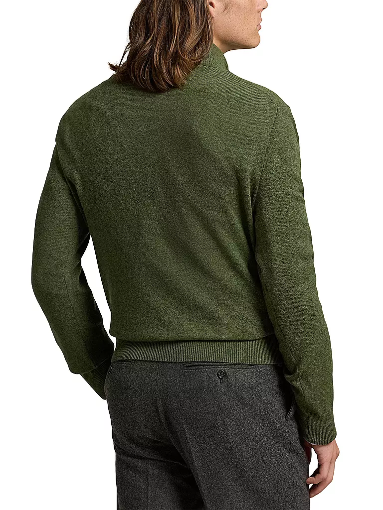 POLO RALPH LAUREN | Troyer Pullover Regular Fit | olive