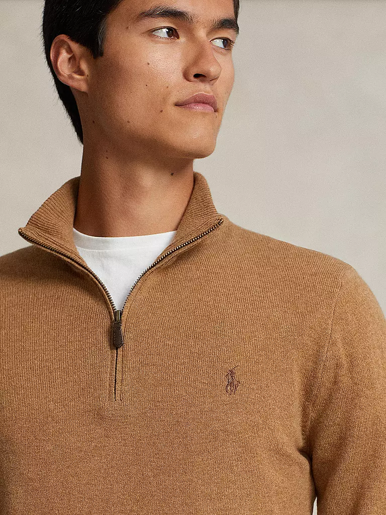 POLO RALPH LAUREN | Troyer Pullover Regular Fit | camel