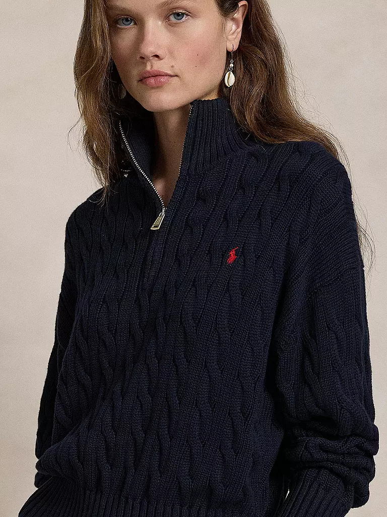 POLO RALPH LAUREN | Troyer Pullover | dunkelblau