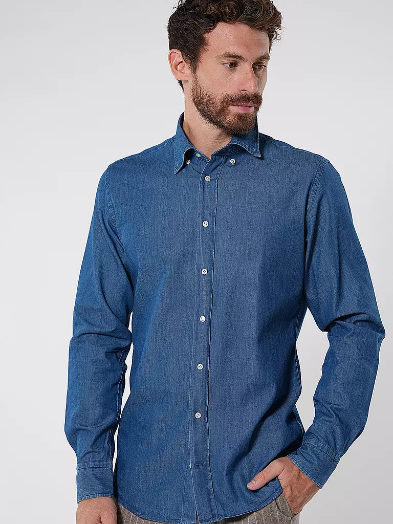 PROFUOMO | Jeanshemd | blau