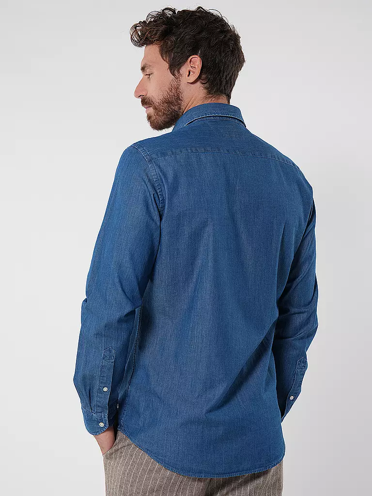 PROFUOMO | Jeanshemd | blau